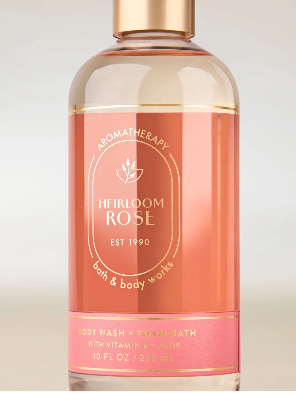 Bath and Body Works Heirloom Rose BodyWash and Cream Bundle Full Size